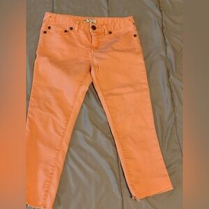 Free People Millennium Peach Pink Skinny Denim Jeans Women's Size 27